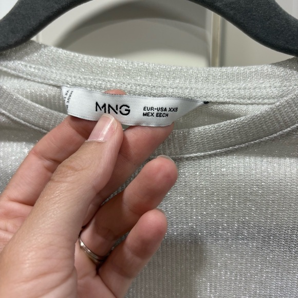 Mango Lurex long sleeve top - Picture 5 of 9